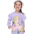 [Baby Doll] Rapunzel Princess / Lamelon T 0770K / Baby Size Kids Tops Long Sleeve T-shirt Chiffon Frill Lamé Sparkling T-shirt Material Pascal