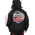 [Babydoll] Cars Racer MA-1 Blouson 0804K / Baby Size Kids Tops Outerwear Long Sleeve Jacket Blouson Cover Lightweight