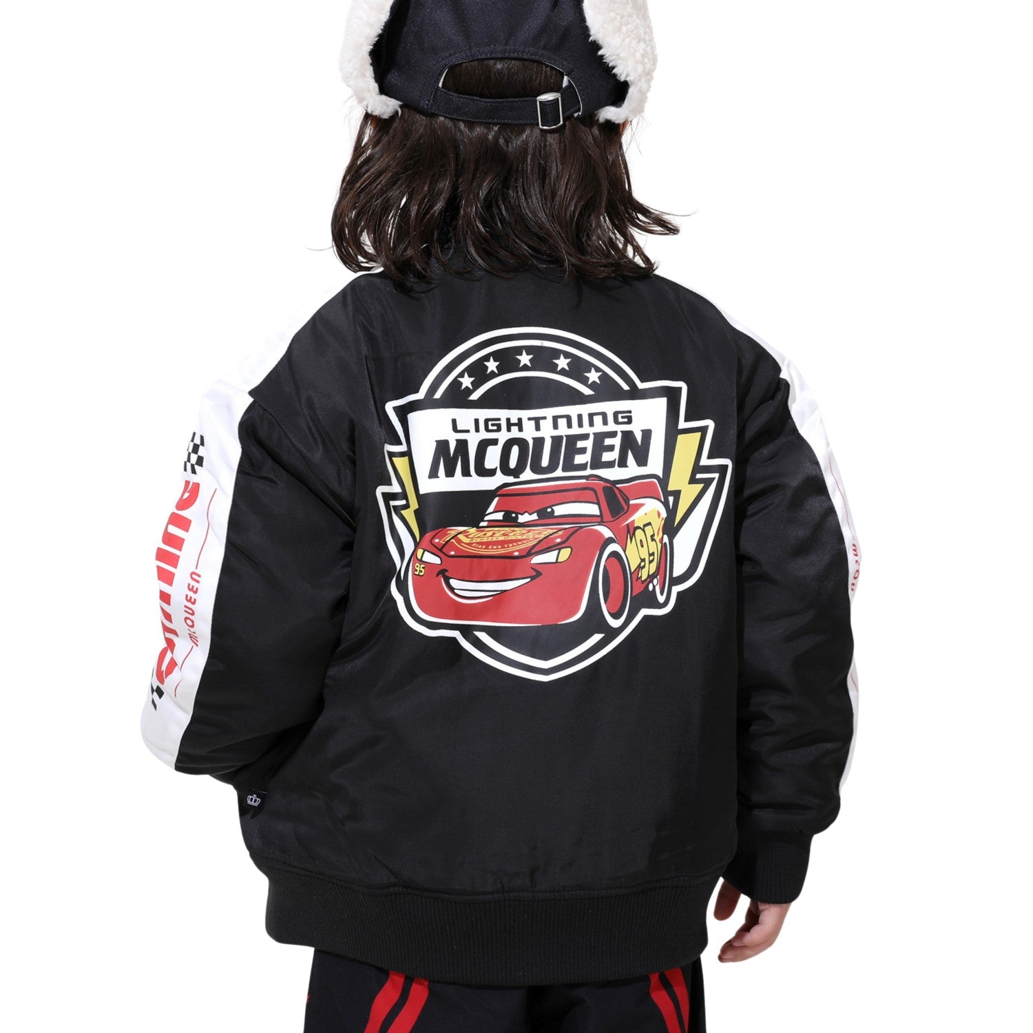 [Babydoll] Cars Racer MA-1 Blouson 0804K / Baby Size Kids Tops Outerwear Long Sleeve Jacket Blouson Cover Lightweight