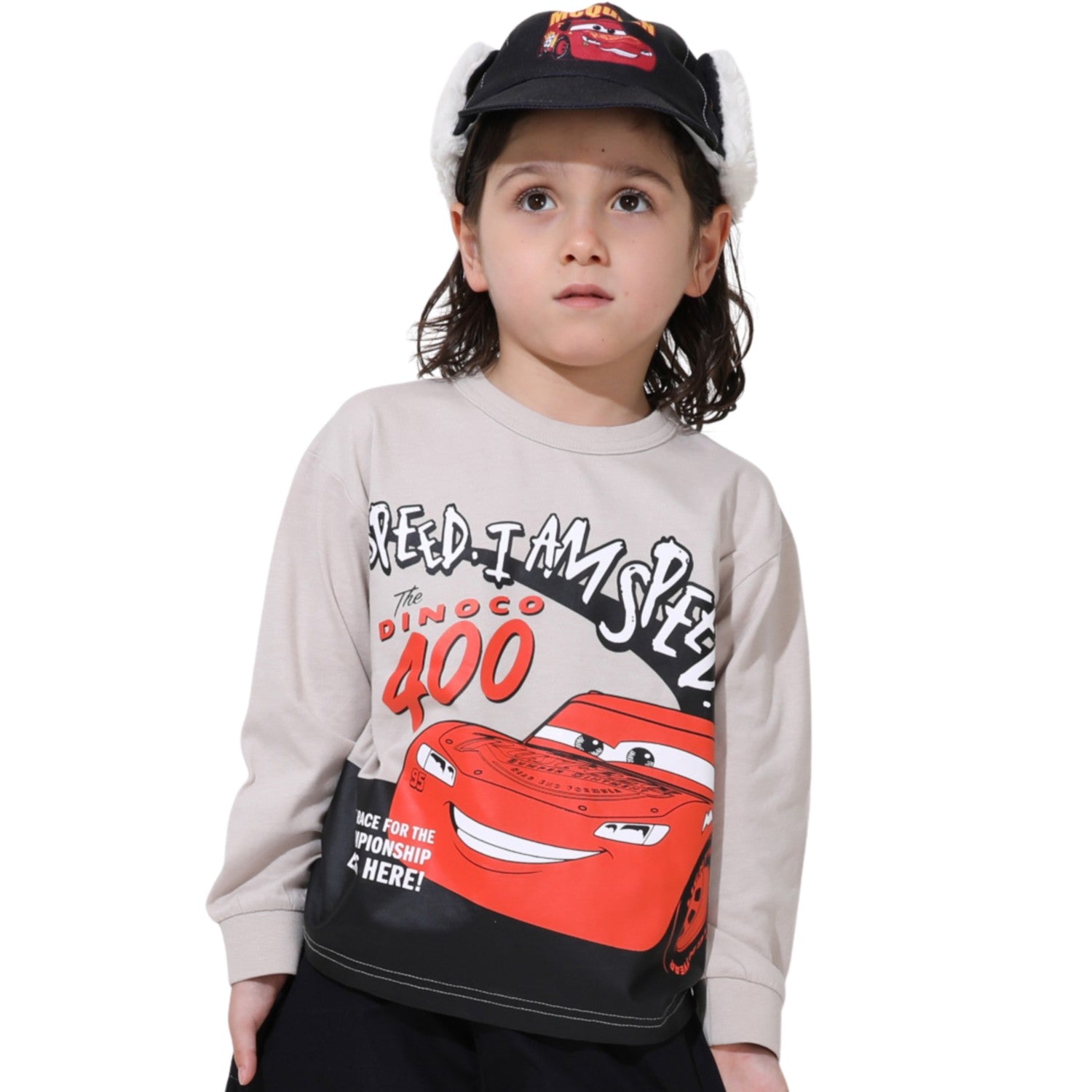 [Babydoll] McQueen Chararon T 0805K / Baby Size Kids Tops Long Sleeve T-shirt Tenjiku Material