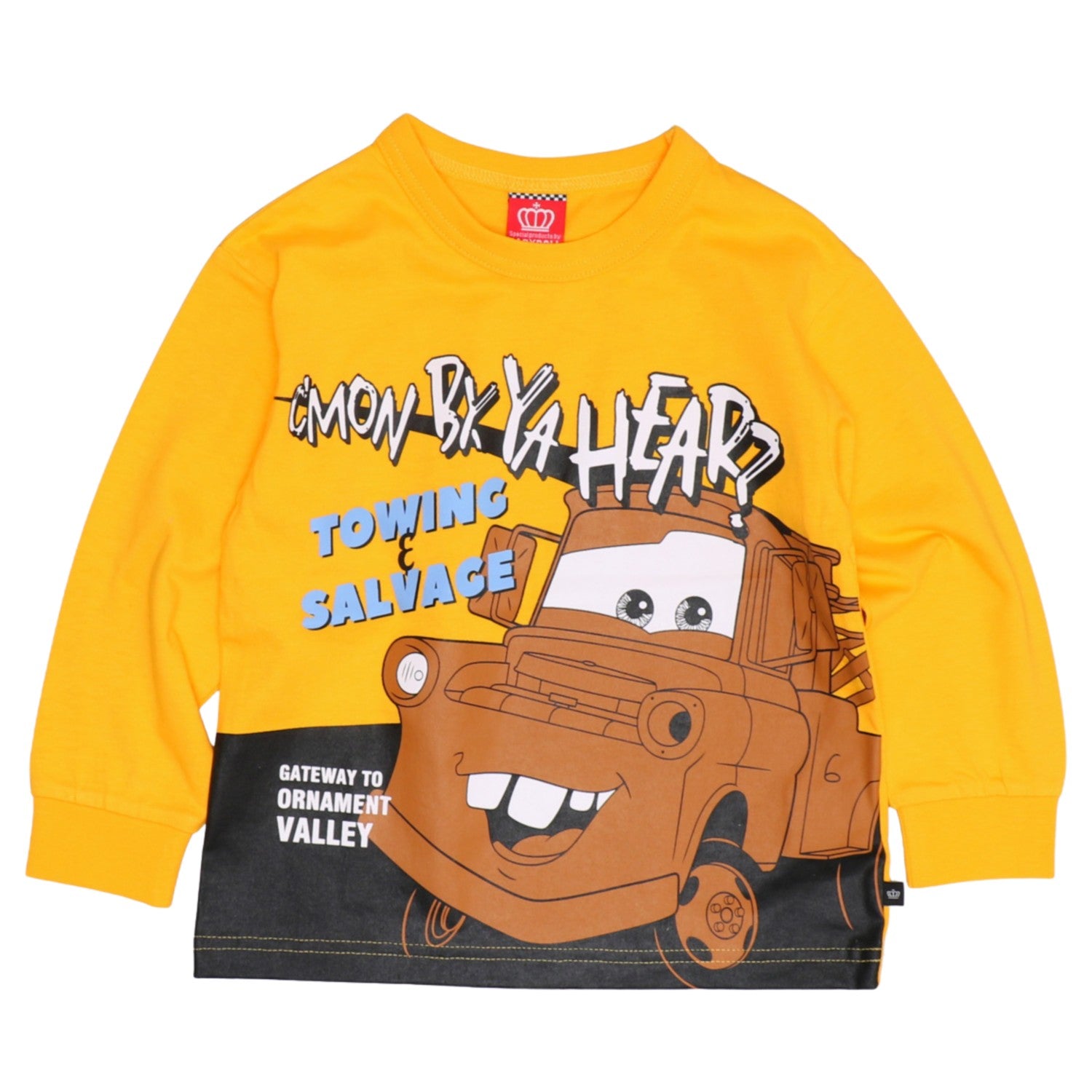 [Baby Doll] Meter Charalon T 0805K / Baby Size Kids Tops Long Sleeve T-shirt Tenjiku Material