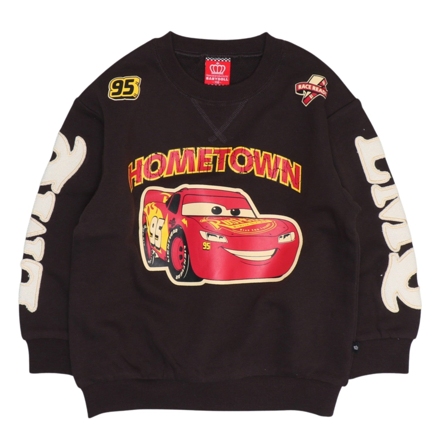 [Babydoll] Cars Matching parent and child sweatshirt with sleeves 0809K / Baby size kids tops long sleeve sweatshirt Sweatshirt Spring/Autumn/Winter Link Coordination Matching Look Parent and Child Coordination