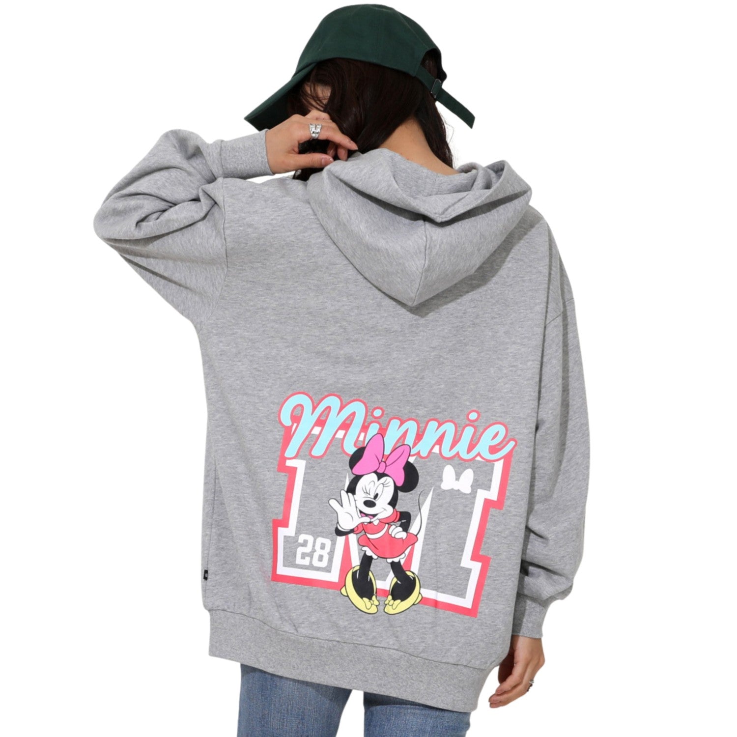 [Babydoll] Minnie Parent and Child Matching Sagara Patch Zip Hoodie 0904A / A...