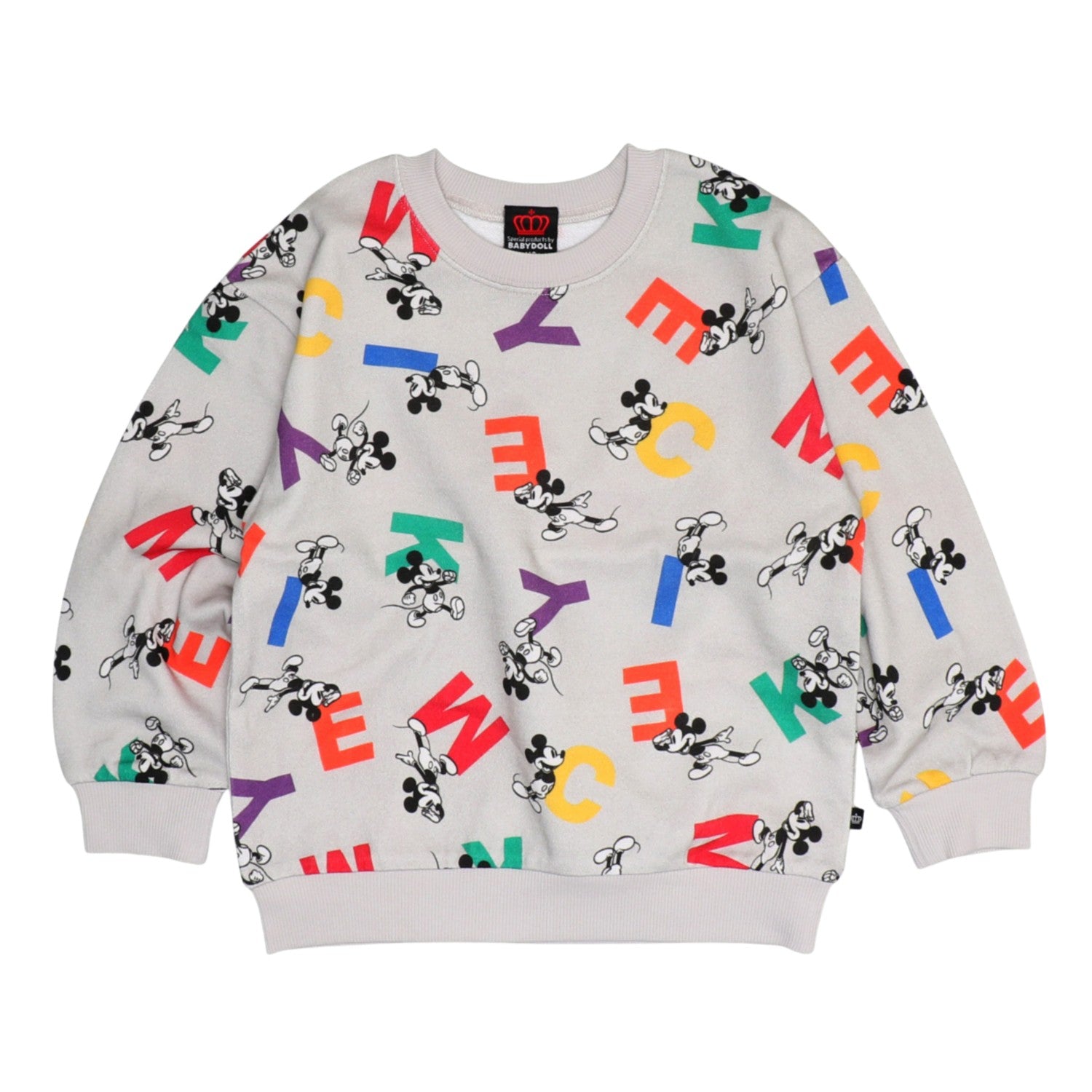 [Baby Doll] Mickey Parent and Child Matching Colorful All-over Pattern Sweats...