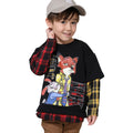 [Baby Doll] Zootopia Matching Parent and Child Check Layered Sweatshirt 0910K / Baby Size Kids Tops Long Sleeve Layered Style Link Coordination Matching Look Parent and Child Coordination Autumn/Winter Judy Nick