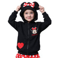 [Babydoll] Minnie Character Sagara Patch Zip Parka 0912K / Baby Size Kids Tops Long Sleeve Parka Wearable Costume Cosplay