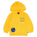 [Baby Doll] Pooh Character Sagara Patch Zip Parka 0912K / Baby Size Kids Tops Long Sleeve Parka Wearable Costume Cosplay
