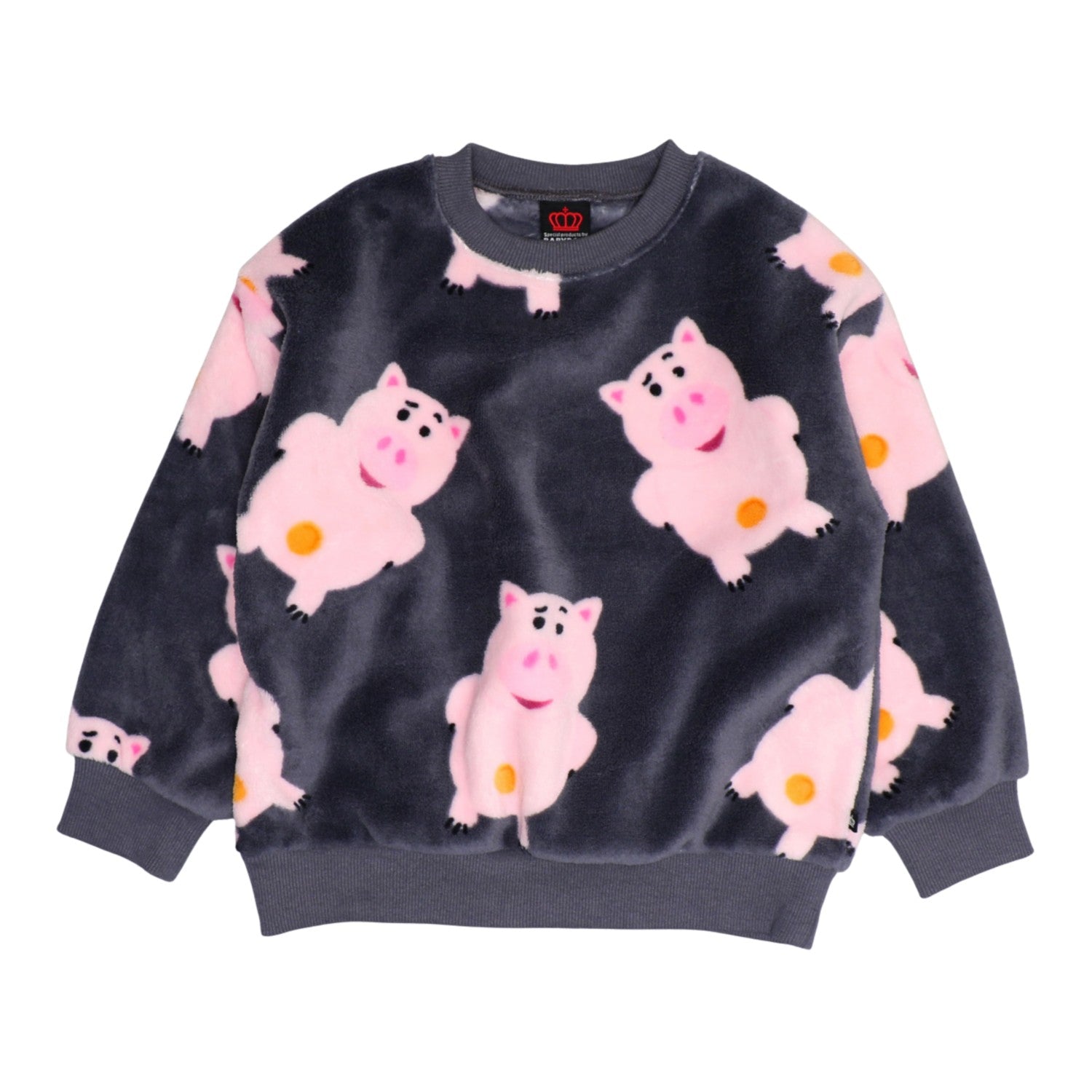 [Babydoll] Ham Boa All-over Pattern Sweatshirt 1004K / Baby Size Kids Tops Lo...