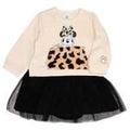 [Baby Doll] Minnie Animal Pattern Boa Pocket Romper 1010B / Baby Size Baby Baby Shower Gift Present Baby Clothes Long Sleeve Docking Tulle Skirt Link Coordination Matching Look Parent and Child Coordination