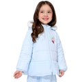 [Baby Doll] Anna Elsa Princess / Frilled outerwear 1100K / Removable hood 2WAY Kids Tops Outerwear Fluffy Filling with Fur Girly Light Cold Protection Autumn/Winter