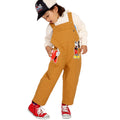 [Baby Doll] Mickey Quilted Overalls 1141K / Baby Size Kids Bottoms Long Pants Long Pants Overalls Quilt Link Coordination Matching Look Brother and Sister Matching