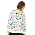 [Babydoll] Minnie Daisy Parent and Child Matching Colorful All-over Pattern Sweatshirt 1203A / Adult Unisex Tops Long Sleeve Link Coordination Matching Look Parent and Child Coordination Pullover Sweatshirt