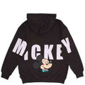 [Babydoll] Mickey Parent and Child Matching Back Logo Hoodie 1206A / Adult Unisex Tops Long Sleeve Link Coordination Matching Look Parent and Child Coordination Pullover Sweatshirt Hoodie Back Logo