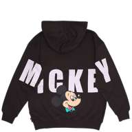 [Babydoll] Mickey Parent and Child Matching Back Logo Hoodie 1206A / Adult Unisex Tops Long Sleeve Link Coordination Matching Look Parent and Child Coordination Pullover Sweatshirt Hoodie Back Logo
