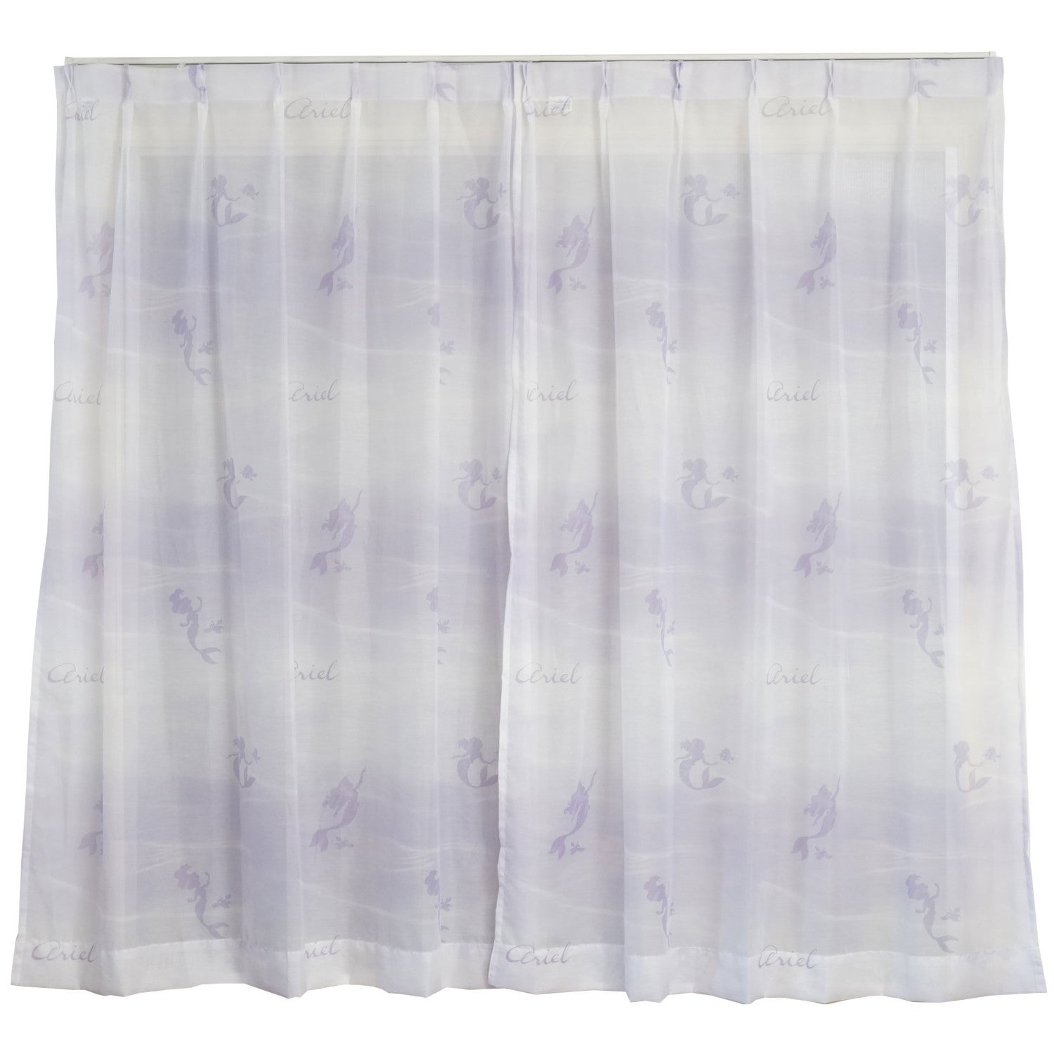 Princess lace curtain aqua with delicate design from Japan