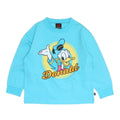 [Baby Doll] Donald Parent and Child Matching BIG Character Long T-shirt 1245K / Baby Size Kids Tops Long Sleeve T-shirt Crew Neck Cut and Sew Link Coordination Matching Look Parent and Child Coordination Tenjiku Material
