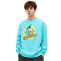 [Baby Doll] Donald Parent and Child Matching BIG Character Long T-shirt 1245A / Adult Unisex Tops Long Sleeve T-shirt Crew Neck Cut and Sew Link Coordination Matching Look Parent and Child Coordination Tenjiku Material