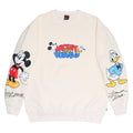 [Babydoll] Mickey Donald Parent and Child Matching Sleeve Character Sweatshirt 1258A / Adult Unisex Unisex Tops Long Sleeve Pullover Sweatshirt