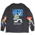 [Babydoll] Buzz Parent and Child Matching Character Ron T 1271A / Adult Unisex Unisex Link Coordination Matching Look Parent and Child Coordination Tops Long Sleeve T-Shirt Crew Neck Sweatshirt Tenjiku Material Woody Jessie