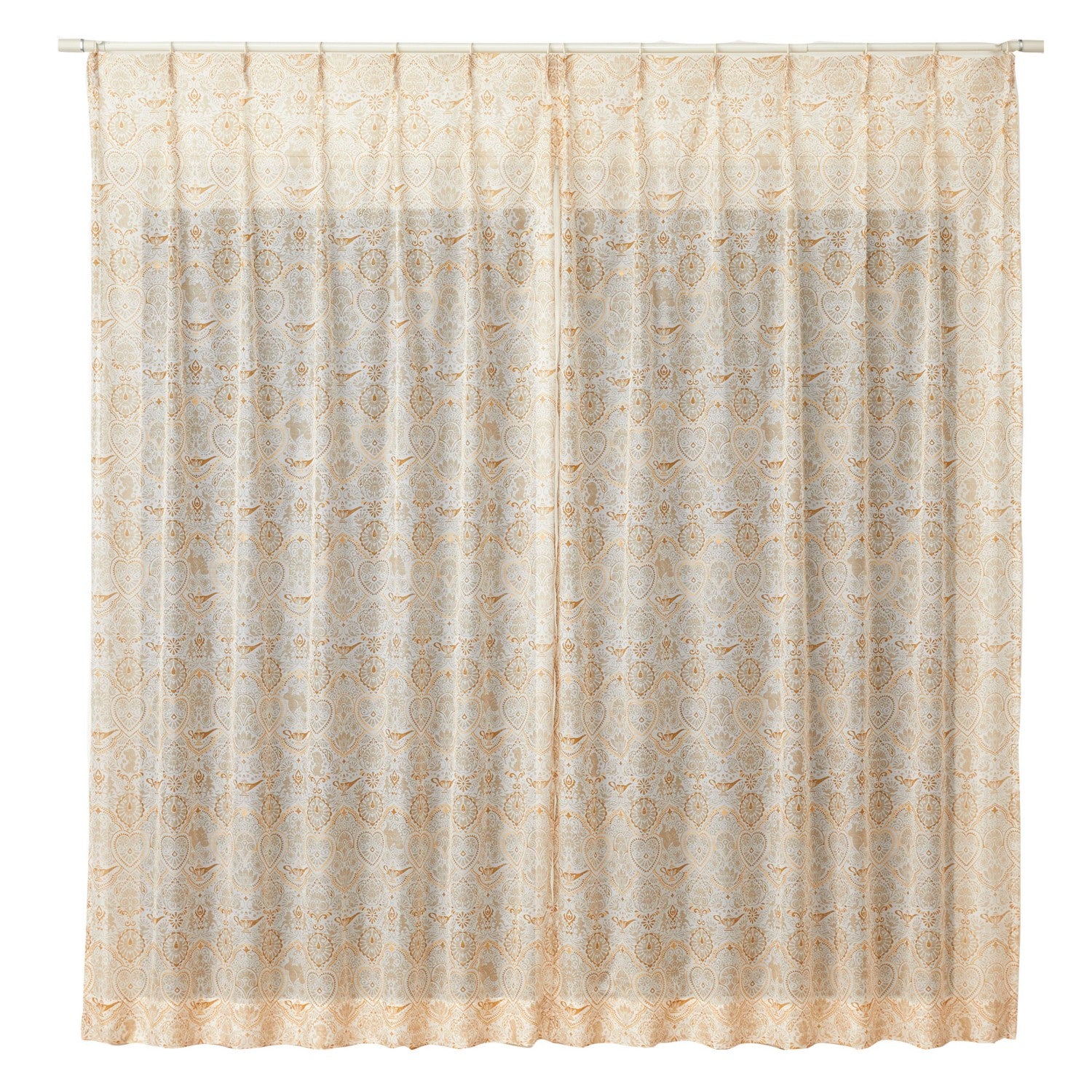 Princess lace curtain magic lamp voile