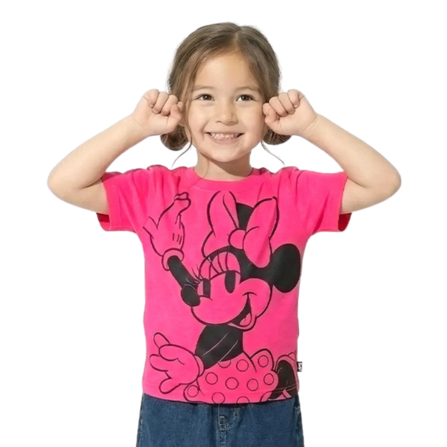[Baby Doll] Minnie Parent and Child Matching BIG Face T-shirt 1329K / Baby Si...