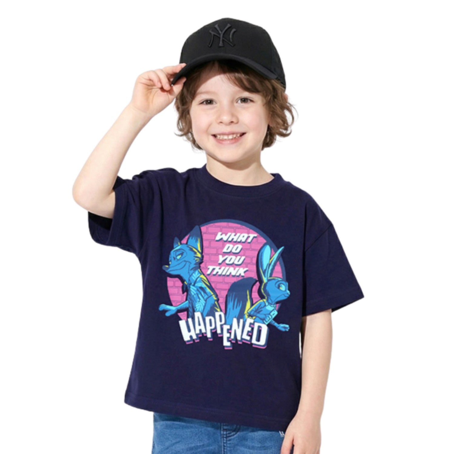 [Babydoll] Zootopia T-shirt 1330K / Baby size kids tops short sleeve crew nec...