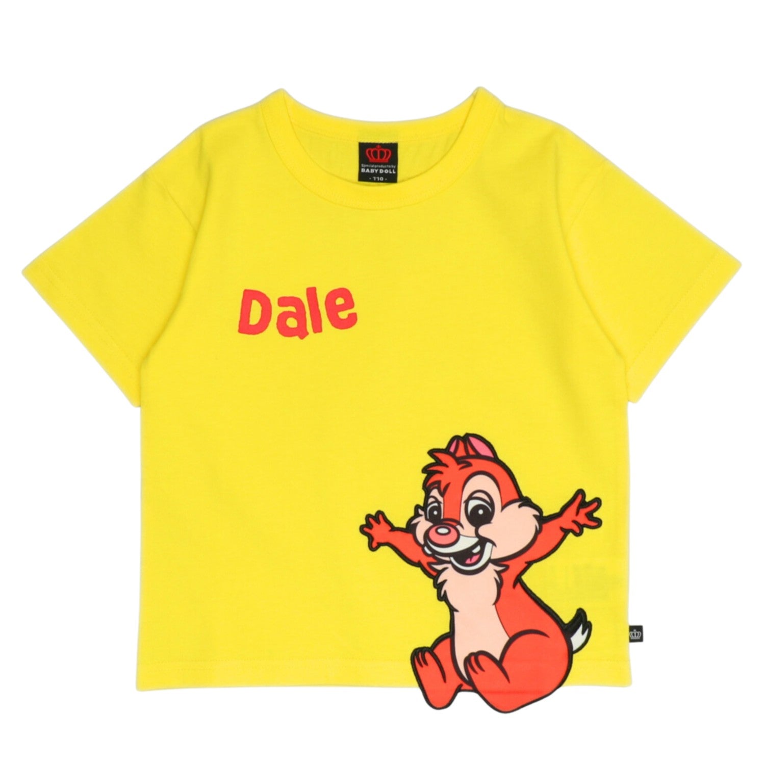 [Babydoll] Dale Hand-drawn Logo Character Patch T-shirt 1334K / Baby Size Kid...