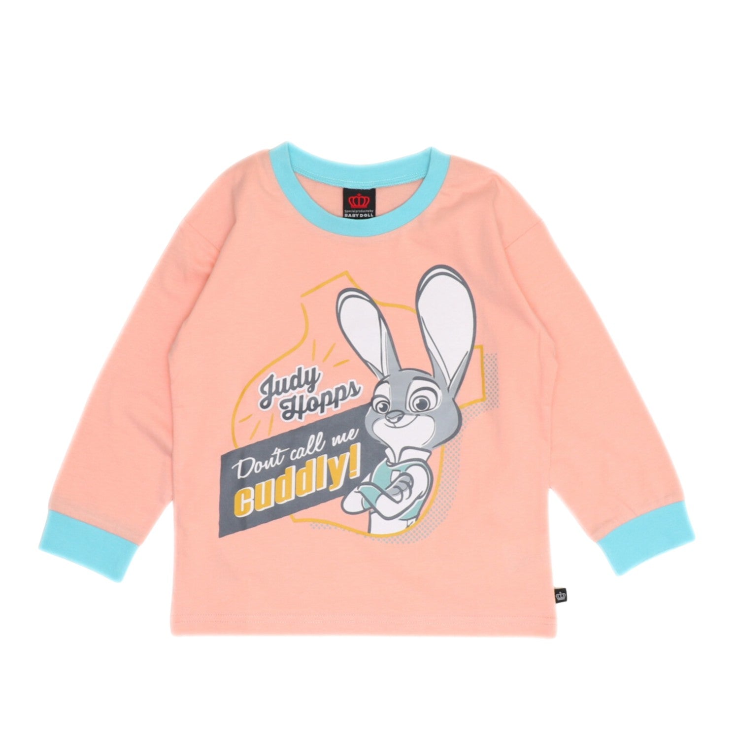 [Babydoll] Judy Zootopia Long T-shirt 1335K / Baby Size Kids Tops Long Sleeve...