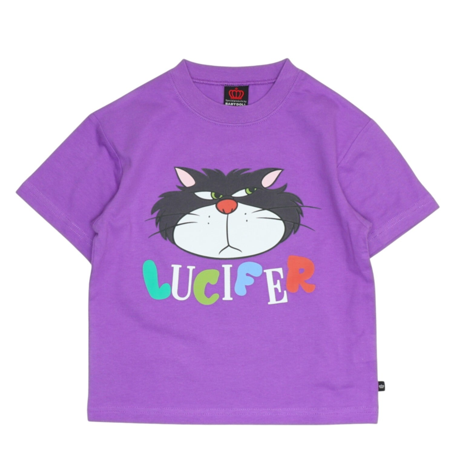 [Baby Doll] Lucifer Parent and Child Matching Flocky T-shirt 1341K / Baby Siz...
