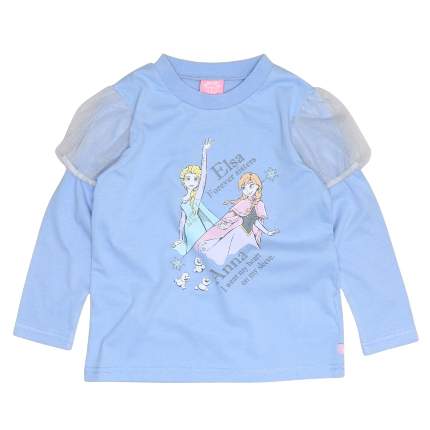[Babydoll] Anna Elsa PF Tulle Puff Long Sleeve T-shirt 1534K / Baby Size Kids...