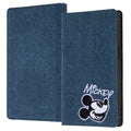 Mickey Mouse Monochrome Notebook Type Denim Case Squl