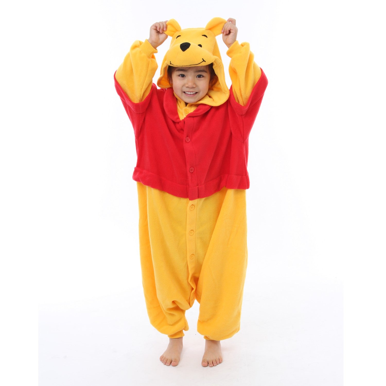 pooh fleece costume