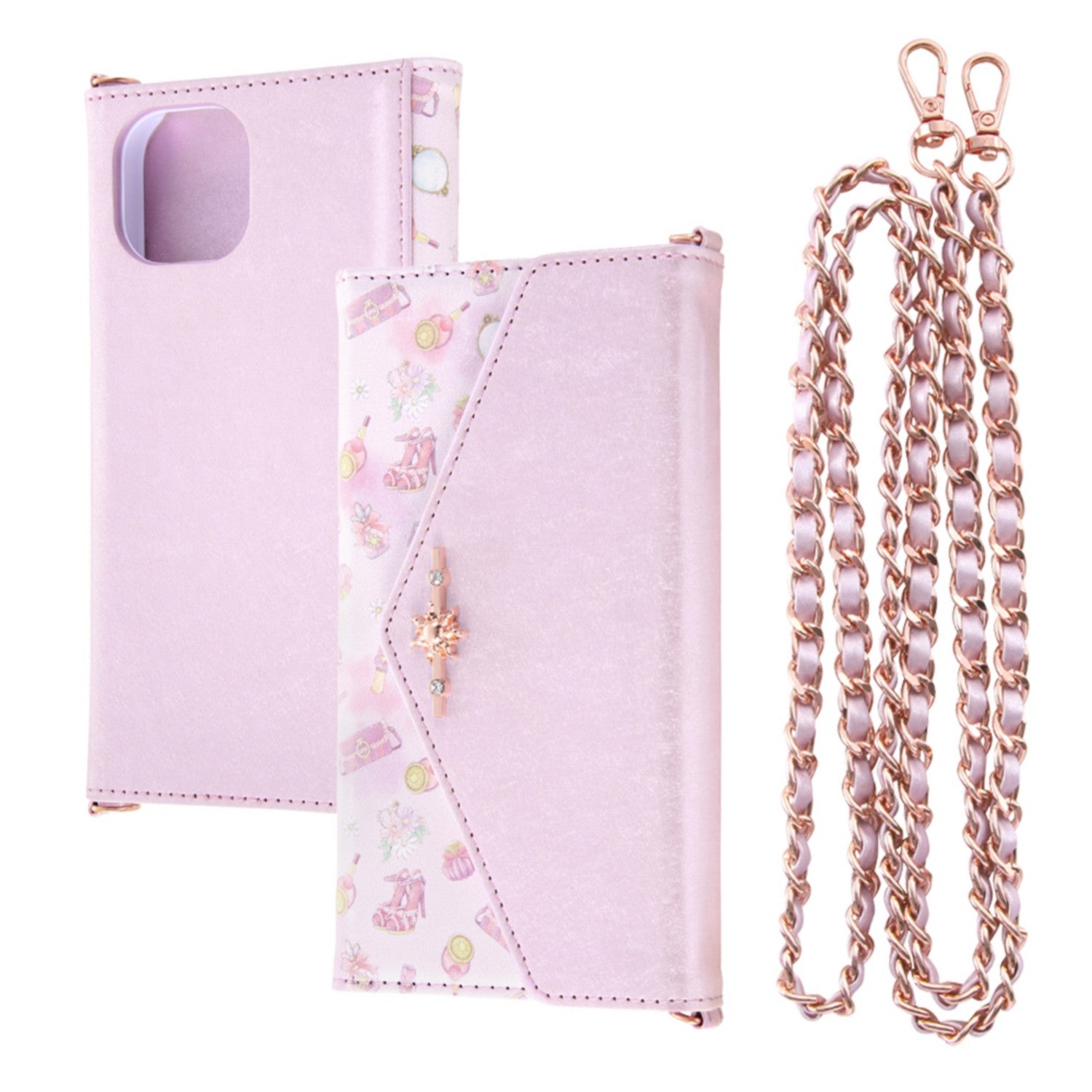 Rapunzel notebook type case Collet with shoulder strap