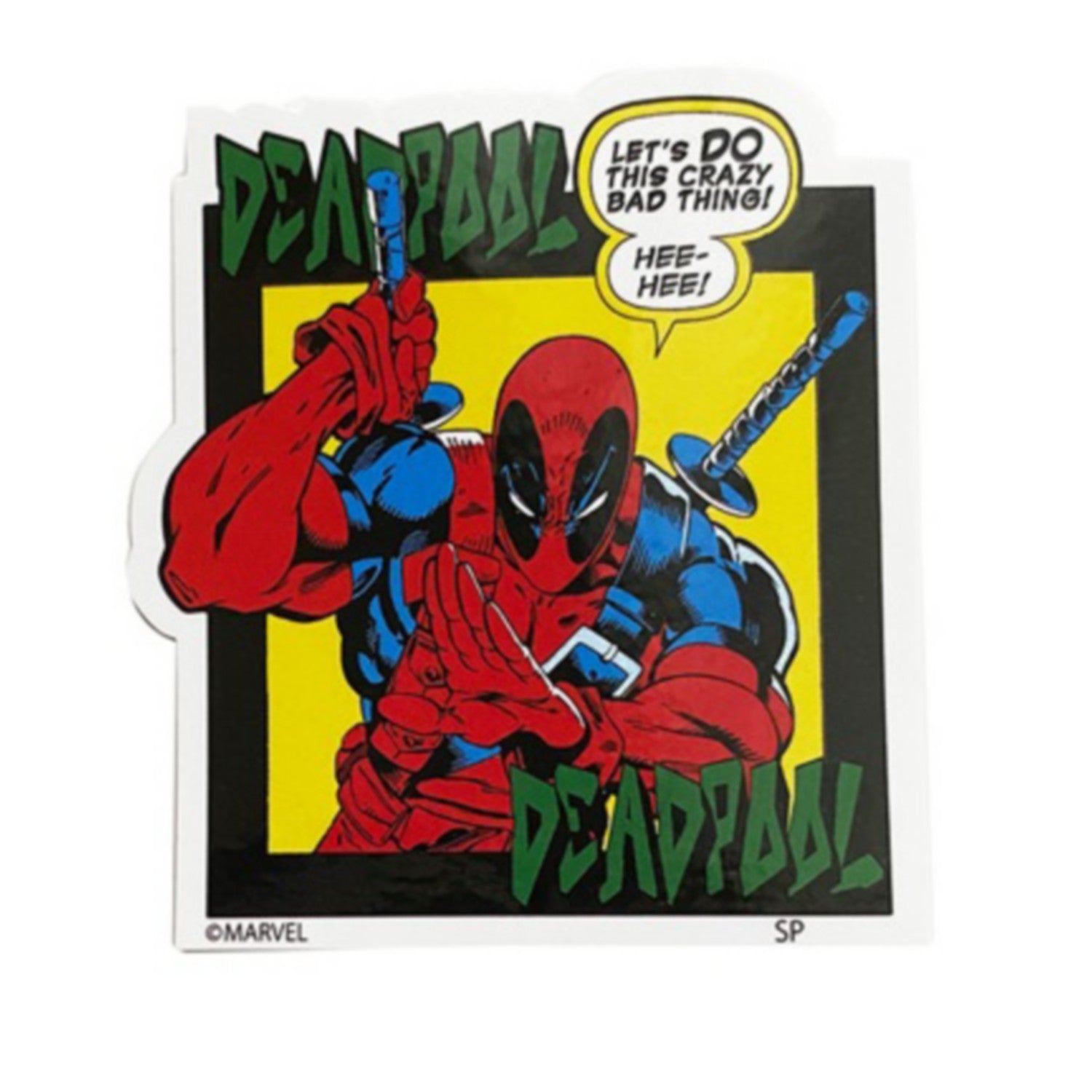 MARVEL character sticker DEADPOOL/VENOM/SPIDERMAN