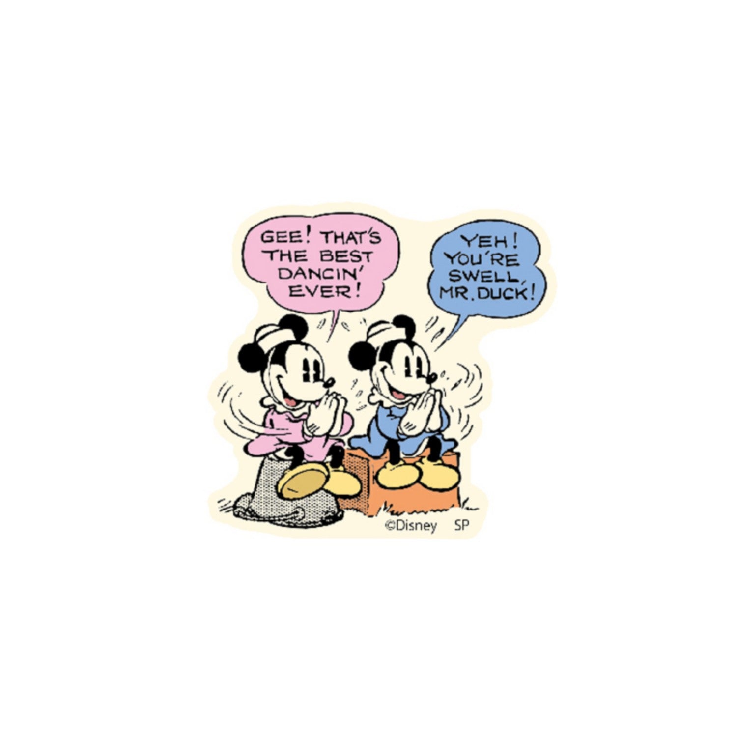 Disney character sticker D1