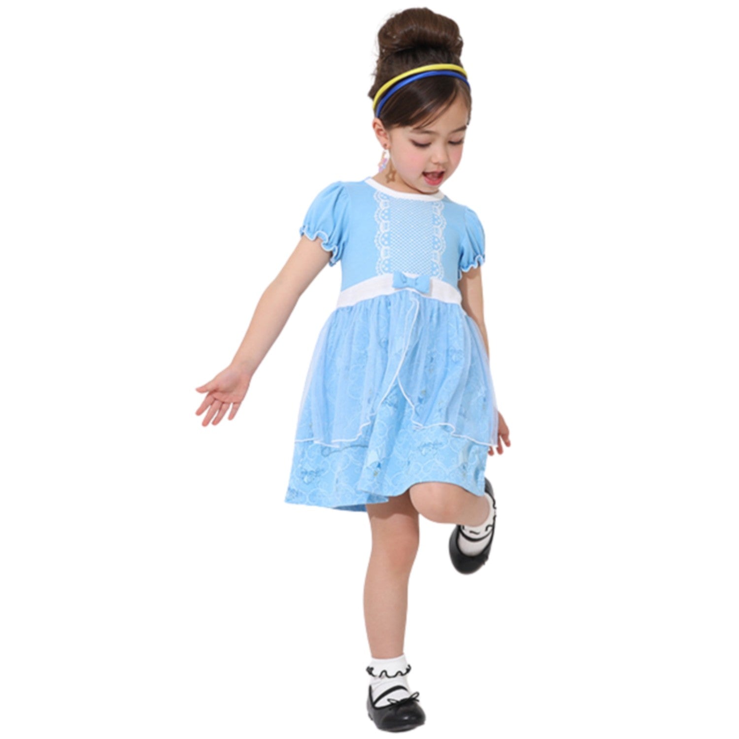 [Baby Doll] Cinderella Dress 5127K / Baby Size Kids Tops Short Sleeves Tulle ...