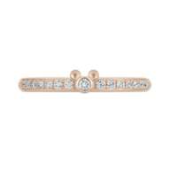 Mickey Mouse Smile Mickey Mouse / Half Eternity (Model Number: RDE-130) K18 Pink Gold