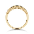Shining the Line -Ariel-Ariel / Half Eternity (Model Number: RDE-133) K18 Yellow Gold