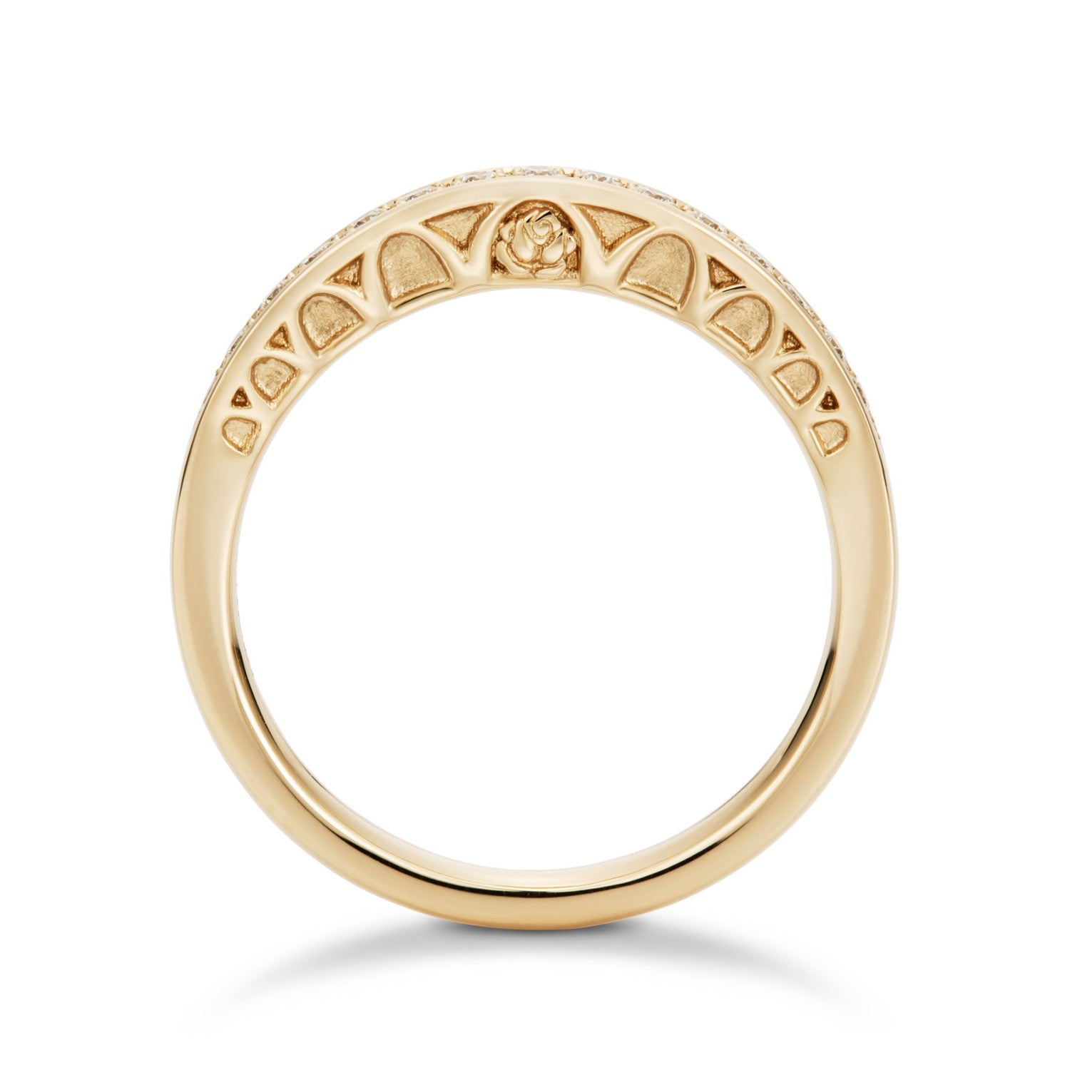 Shining the Line -Belle-Belle / Half Eternity (Model Number: RDE-134) K18 Yellow Gold