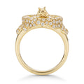 Melting Honey Winnie Pooh ring with diamonds and yellow sapphire from Japan
