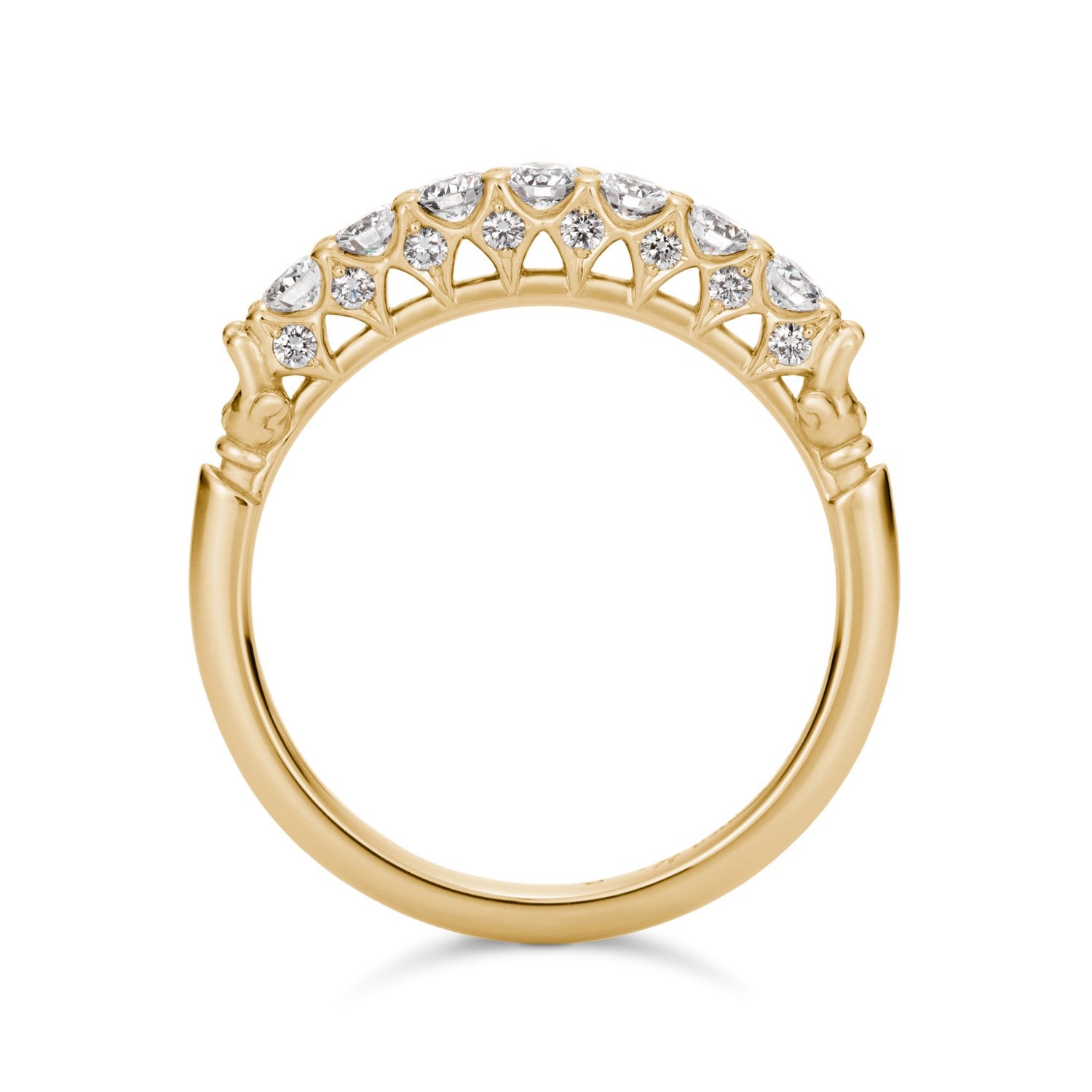 Disney Fantasia K18 gold ring with diamonds, from Japan