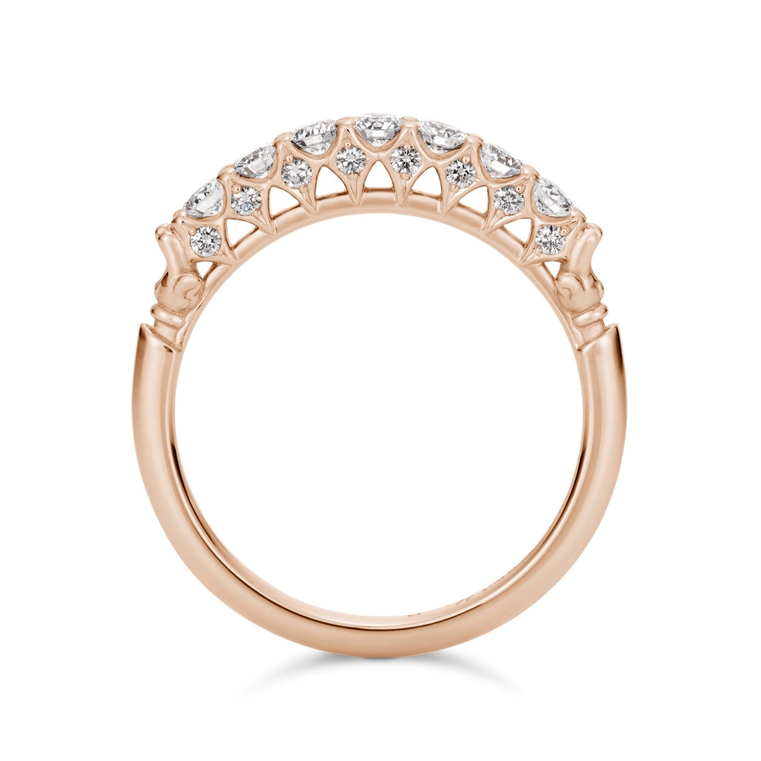 Disney Fantasia K18 pink gold ring with diamonds, from Japan