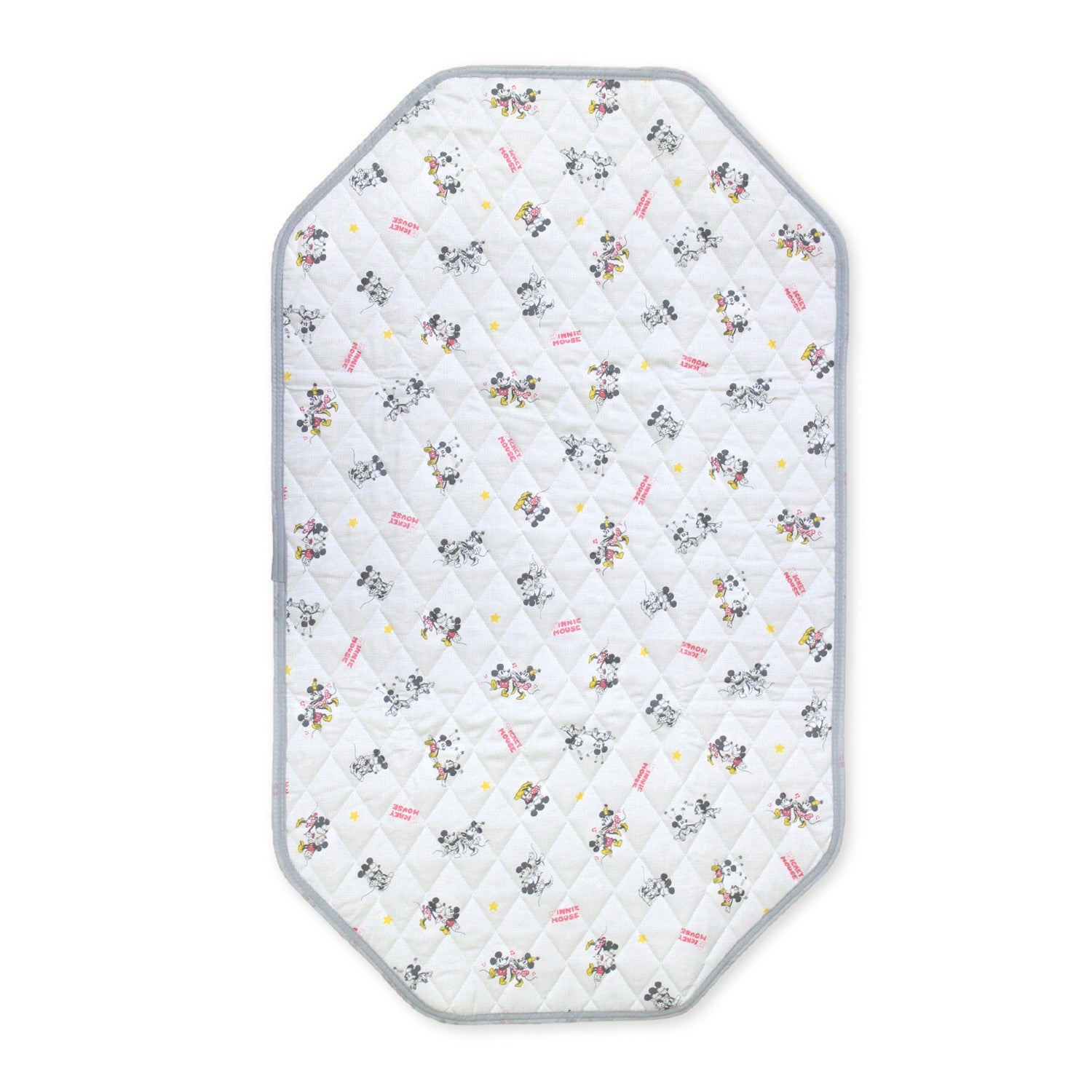 Mickey Minnie Cot Cover Quilt Back Mesh 100% Cotton Name Tag Included 3 Sizes to Choose from Gray NZ8123-F/G/H