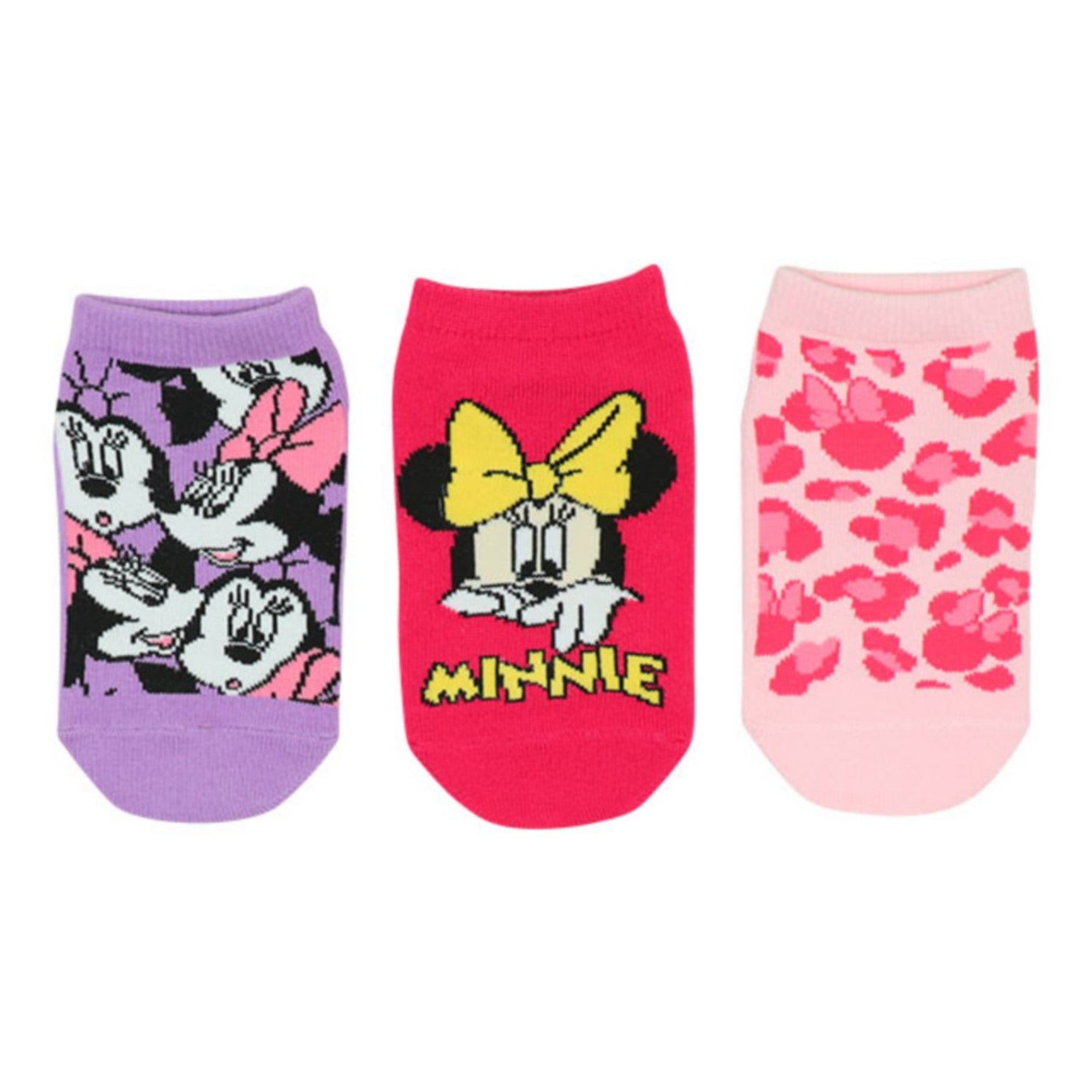 [Baby Doll] Minnie Sneakers Socks Set 7958 / Baby Size Kids Socks 3 Pair Set 3 Pair Set 3 Piece Set Affordable Price 10-13cm/13-16cm Non-slip Included