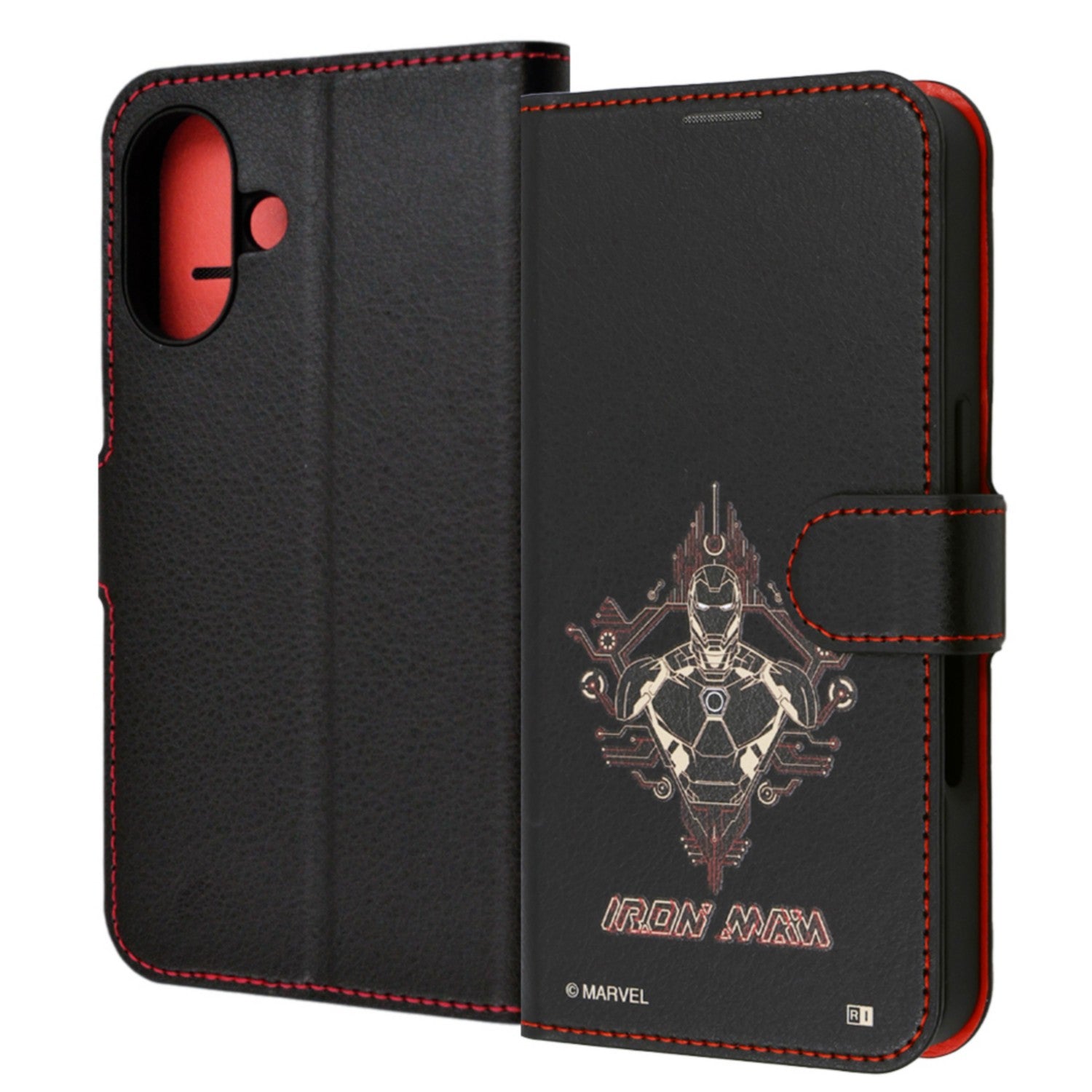Iron Man_5 Notebook type leather case [Made to order]