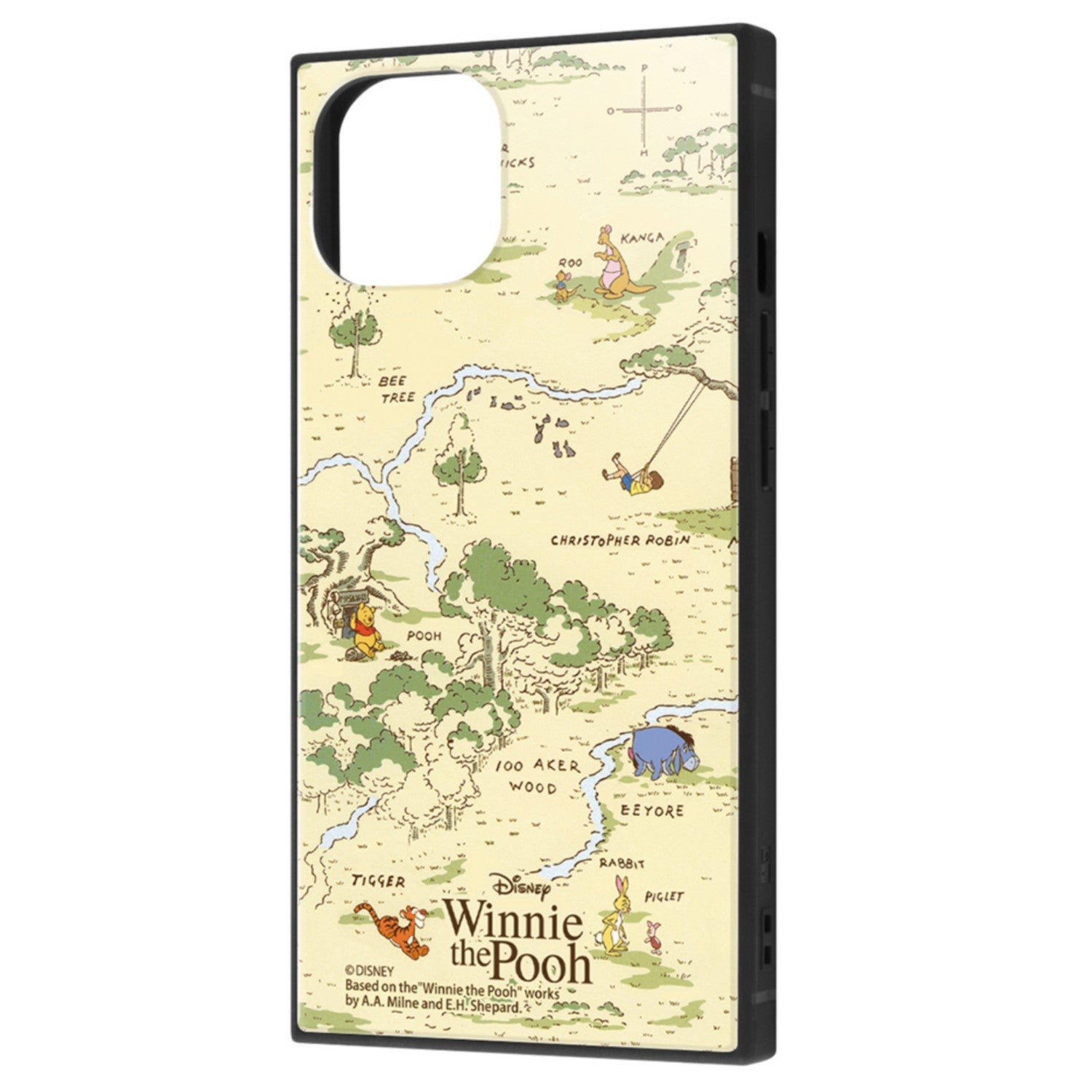 "Disney Character"/Shockproof Hybrid Case KAKU/"Winnie the Pooh"_33 [Made to Order]