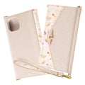 "Disney Character Princess"/Notebook type leather case Collet with charm + strap/"Bell"