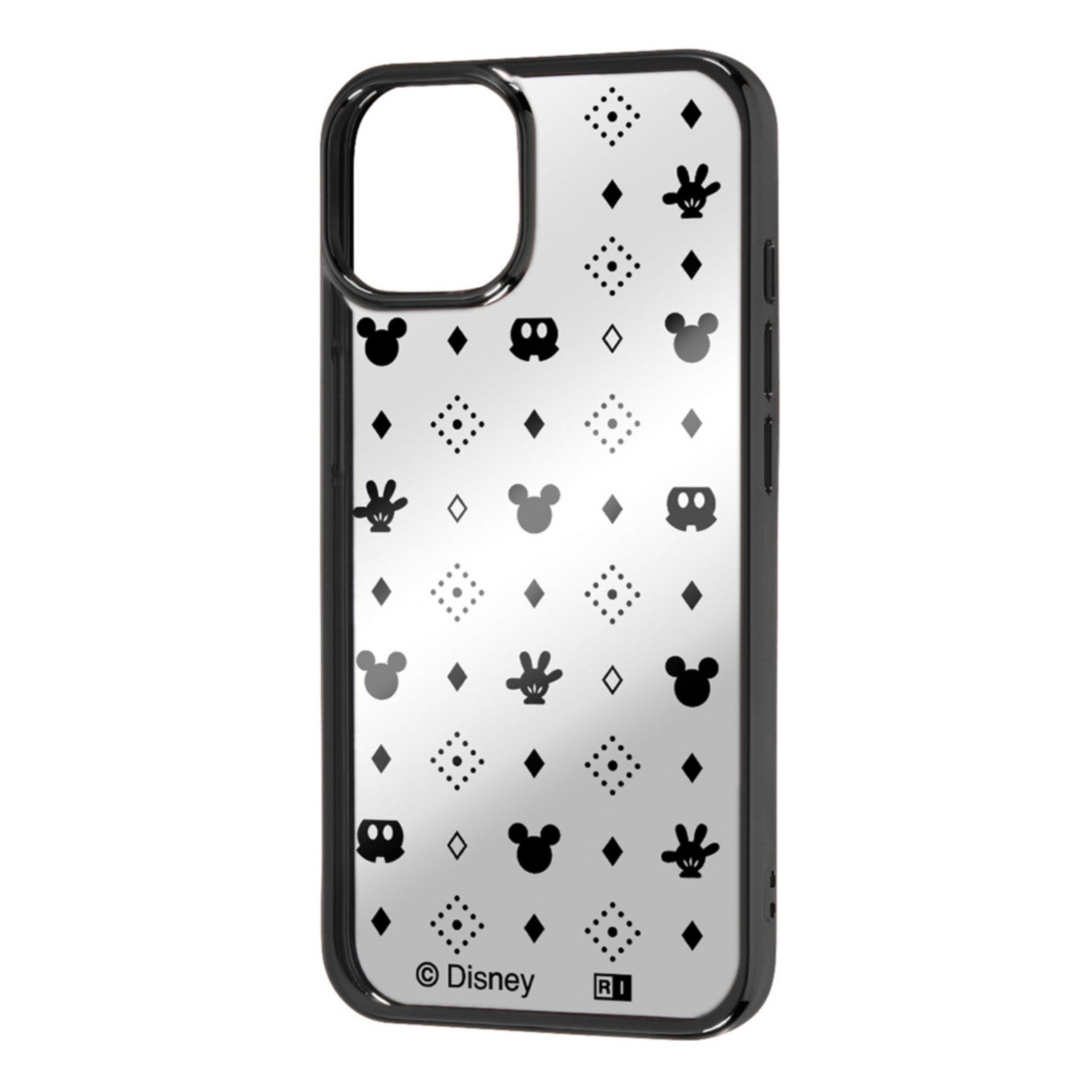 "Disney Character"/TPU Soft Case META/Mickey Mouse Allover Pattern_Metallic