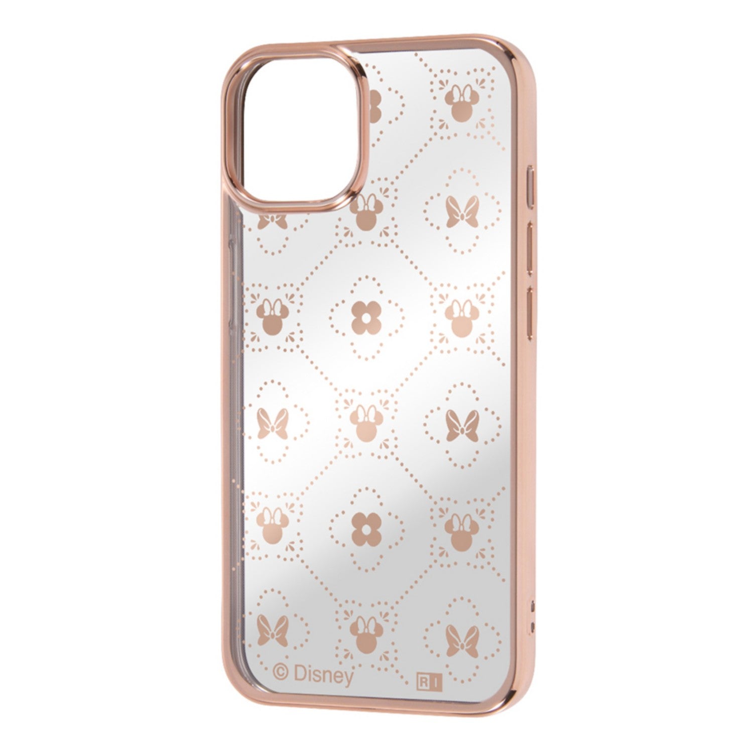 "Disney Character"/TPU Soft Case META/Minnie Mouse Allover Pattern_Metallic