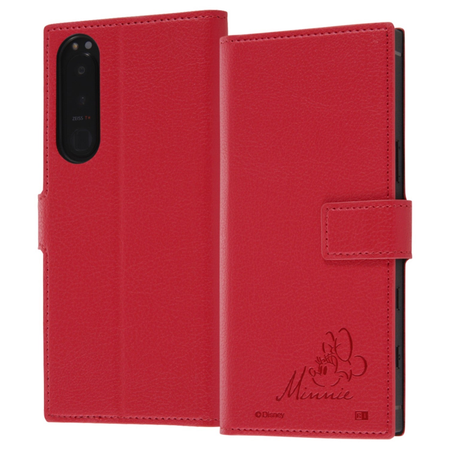 "Disney Character"/Shockproof Notebook Type Leather Case/Minnie Mouse